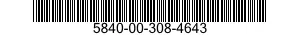 5840-00-308-4643  5840003084643 003084643