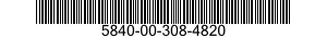 5840-00-308-4820  5840003084820 003084820