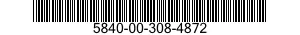 5840-00-308-4872  5840003084872 003084872