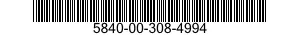 5840-00-308-4994  5840003084994 003084994