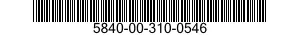 5840-00-310-0546  5840003100546 003100546