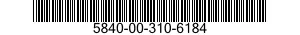 5840-00-310-6184  5840003106184 003106184