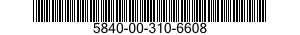 5840-00-310-6608  5840003106608 003106608