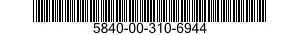 5840-00-310-6944  5840003106944 003106944