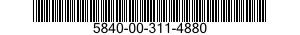 5840-00-311-4880  5840003114880 003114880