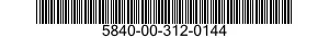 5840-00-312-0144  5840003120144 003120144