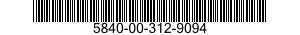 5840-00-312-9094  5840003129094 003129094