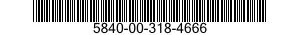 5840-00-318-4666  5840003184666 003184666