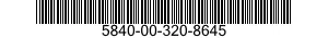 5840-00-320-8645  5840003208645 003208645