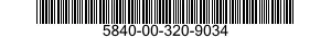 5840-00-320-9034  5840003209034 003209034