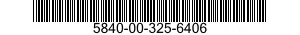 5840-00-325-6406  5840003256406 003256406