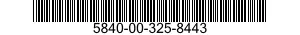 5840-00-325-8443  5840003258443 003258443