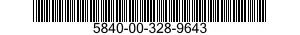 5840-00-328-9643  5840003289643 003289643