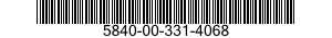5840-00-331-4068  5840003314068 003314068
