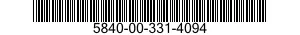 5840-00-331-4094  5840003314094 003314094