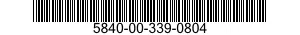 5840-00-339-0804  5840003390804 003390804