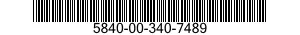 5840-00-340-7489  5840003407489 003407489