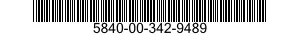 5840-00-342-9489 SPRING,HELICAL,COMPRESSION 5840003429489 003429489