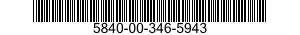 5840-00-346-5943  5840003465943 003465943