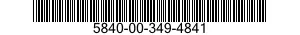 5840-00-349-4841  5840003494841 003494841