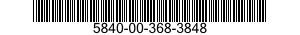 5840-00-368-3848  5840003683848 003683848