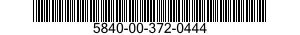 5840-00-372-0444  5840003720444 003720444