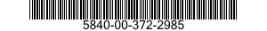 5840-00-372-2985  5840003722985 003722985