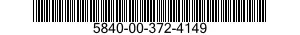 5840-00-372-4149  5840003724149 003724149