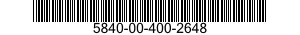 5840-00-400-2648  5840004002648 004002648