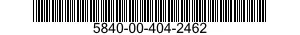 5840-00-404-2462  5840004042462 004042462