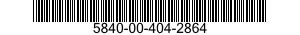 5840-00-404-2864  5840004042864 004042864