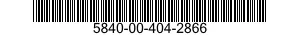 5840-00-404-2866  5840004042866 004042866