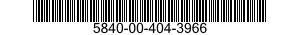 5840-00-404-3966  5840004043966 004043966