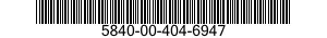 5840-00-404-6947  5840004046947 004046947