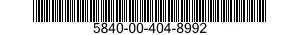5840-00-404-8992  5840004048992 004048992
