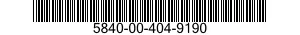 5840-00-404-9190  5840004049190 004049190