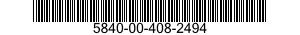 5840-00-408-2494  5840004082494 004082494
