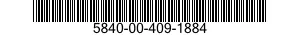 5840-00-409-1884  5840004091884 004091884