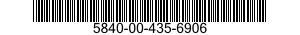 5840-00-435-6906  5840004356906 004356906