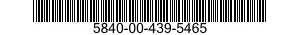 5840-00-439-5465  5840004395465 004395465