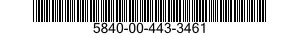 5840-00-443-3461  5840004433461 004433461