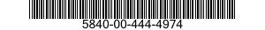 5840-00-444-4974  5840004444974 004444974