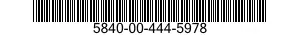 5840-00-444-5978  5840004445978 004445978