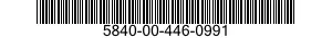5840-00-446-0991  5840004460991 004460991