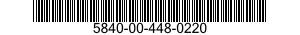 5840-00-448-0220  5840004480220 004480220