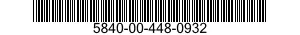 5840-00-448-0932  5840004480932 004480932