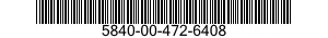 5840-00-472-6408  5840004726408 004726408