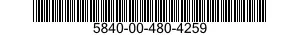 5840-00-480-4259  5840004804259 004804259