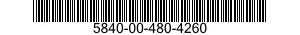 5840-00-480-4260  5840004804260 004804260