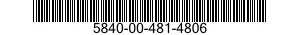 5840-00-481-4806  5840004814806 004814806